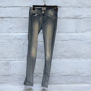 Mudd perfectly worn in all the right places light blue faded strategically